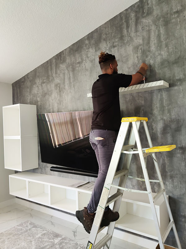 Floating shelf & TV mounting West Palm Beach