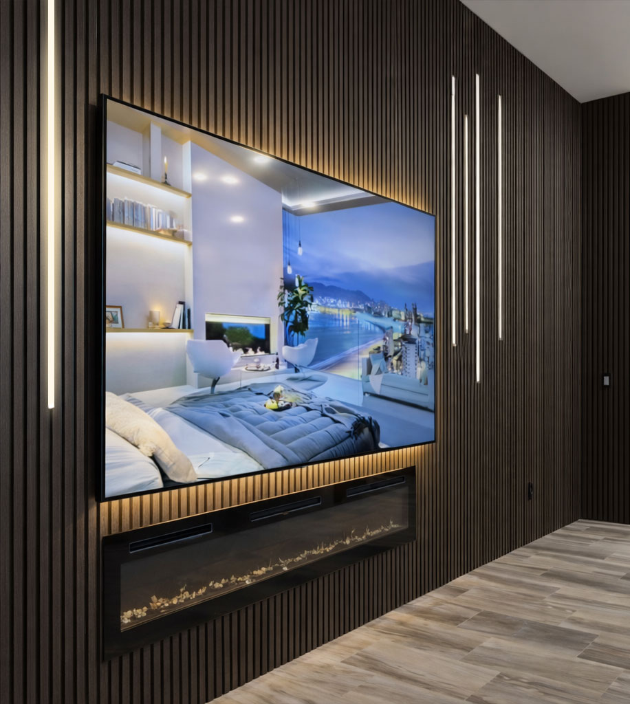 Media wall installation Arden FL