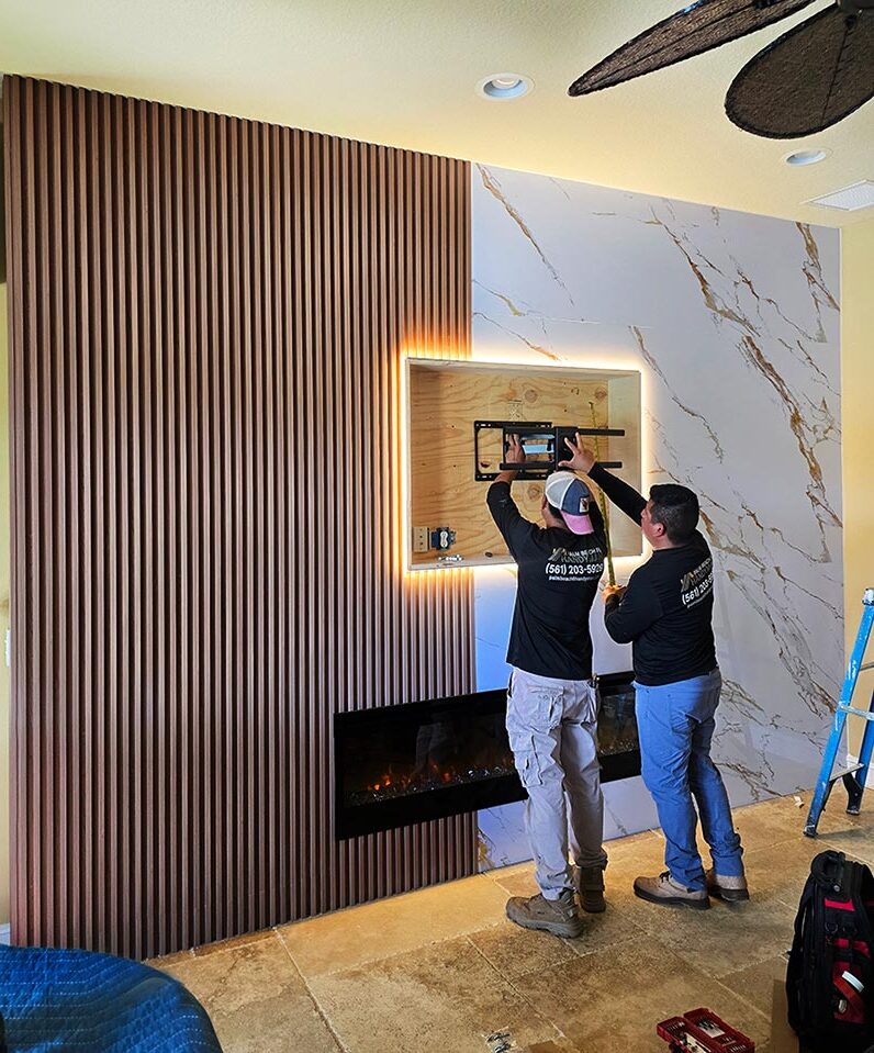 Media wall intallationWest Palm Beach